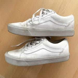 White Vans Sneakers